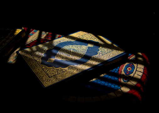 The koran book with sun rays on it, Beqaa Governorate, Baalbek, Lebanon