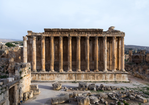 Temple of Bacchus in the archaeological site, Beqaa Governorate, Baalbek, Lebanon