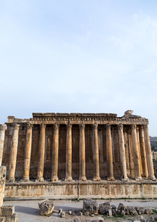 Temple of Bacchus in the archaeological site, Beqaa Governorate, Baalbek, Lebanon