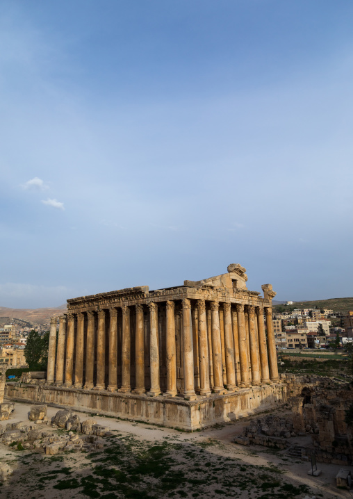 Temple of Bacchus in the archaeological site, Beqaa Governorate, Baalbek, Lebanon