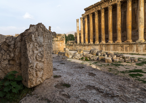 Temple of Bacchus in the archaeological site, Beqaa Governorate, Baalbek, Lebanon