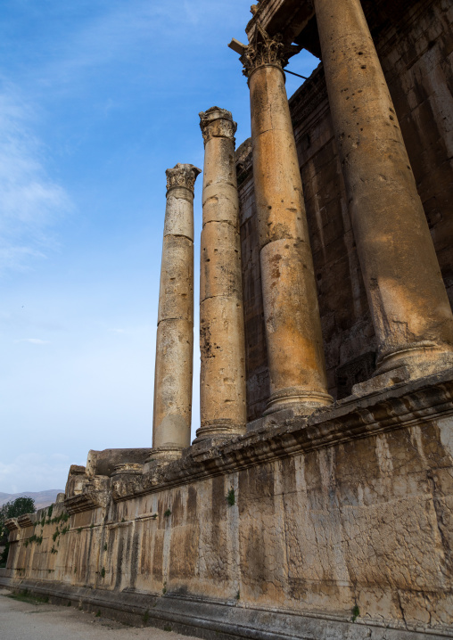 Temple of Bacchus in the archaeological site, Beqaa Governorate, Baalbek, Lebanon