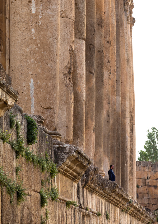 Temple of Bacchus in the archaeological site, Beqaa Governorate, Baalbek, Lebanon