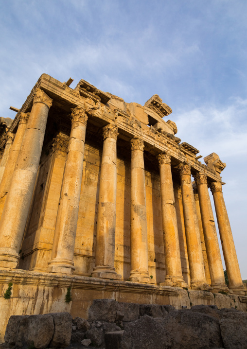 Temple of Bacchus in the archaeological site, Beqaa Governorate, Baalbek, Lebanon