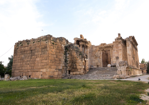 Temple of Bacchus in the archaeological site, Beqaa Governorate, Baalbek, Lebanon