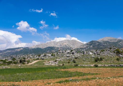 View over Bekaa valley, South Governorate, Jezzine, Lebanon