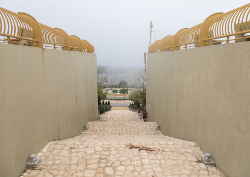 War museum operated by Hezbollah called the tourist landmark of the resistance or museum for resistance tourism, South Governorate, Mleeta, Lebanon