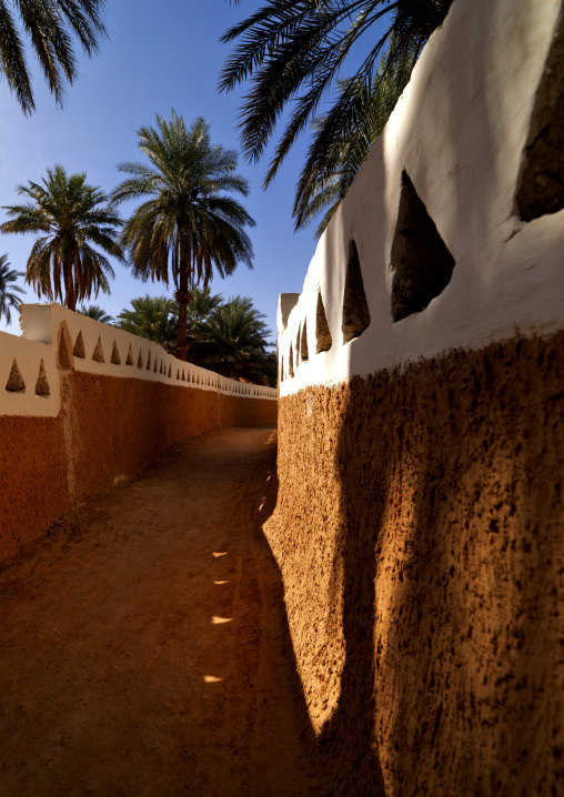 Narrow street in the old town, Tripolitania, Ghadames, Libya