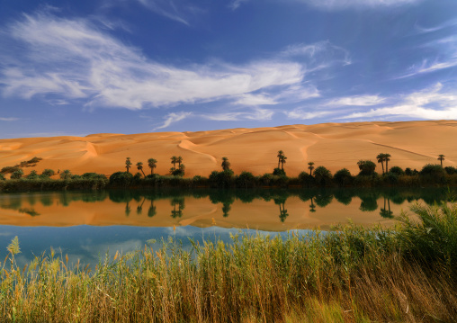 Ubari lakes, Fezzan, Umm al-Maa, Libya