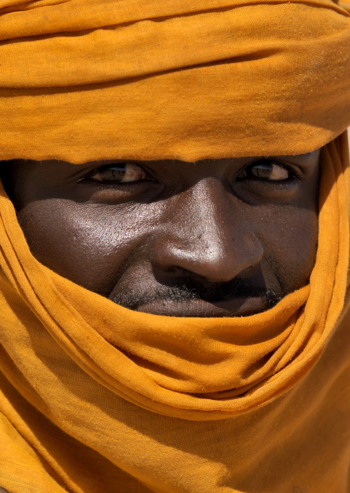 Portrait of a tuareg man, Tripolitania, Ghadames, Libya