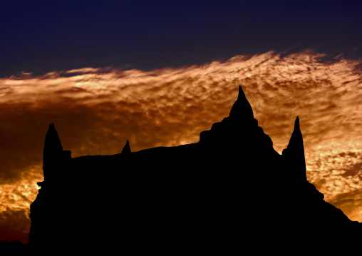 House in the sunset, Tripolitania, Ghadames, Libya