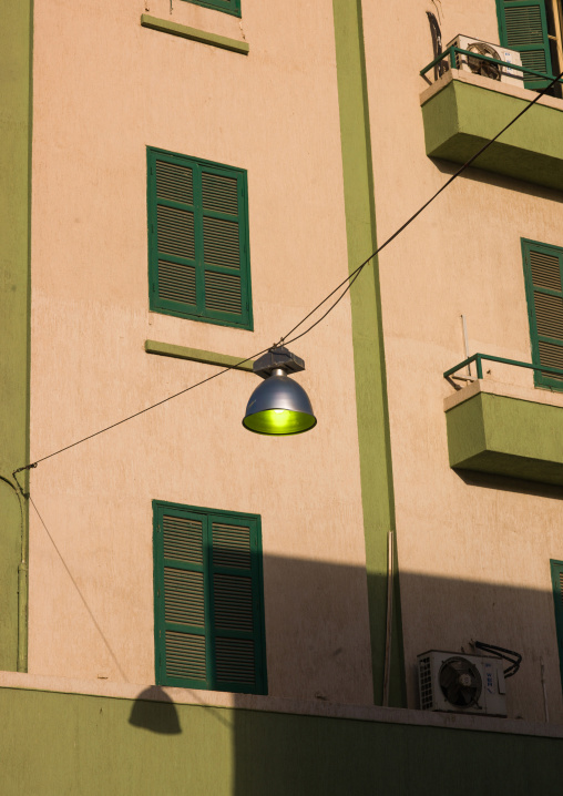 Building from the italian settlement, Tripolitania, Tripoli, Libya