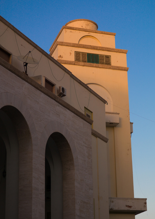 Building from the italian settlement in algeria square, Tripolitania, Tripoli, Libya