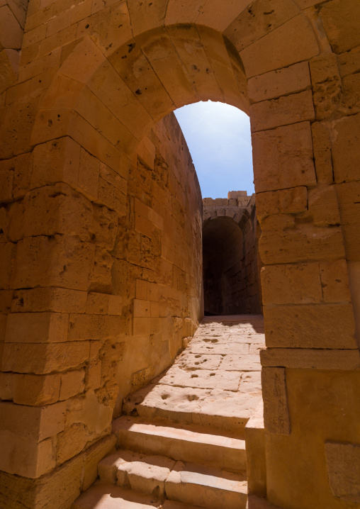 Theatre in ancient roman city, Tripolitania, Sabratha, Libya