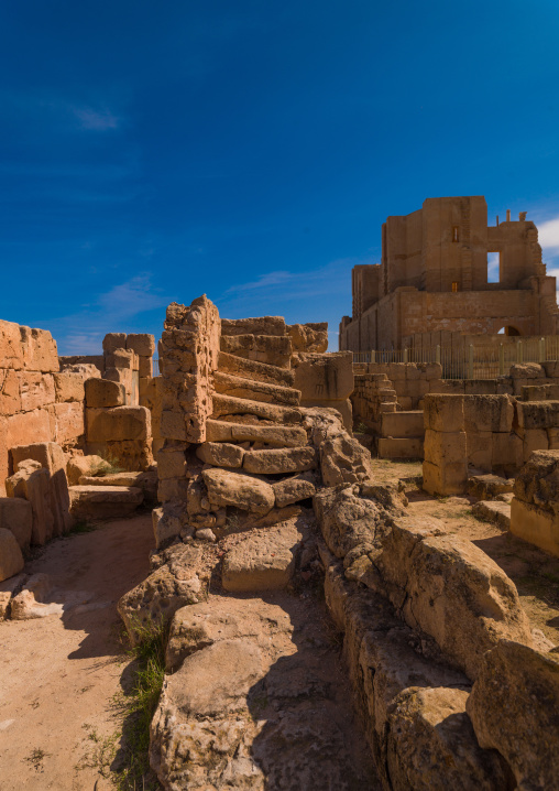 Theatre in ancient roman city, Tripolitania, Sabratha, Libya