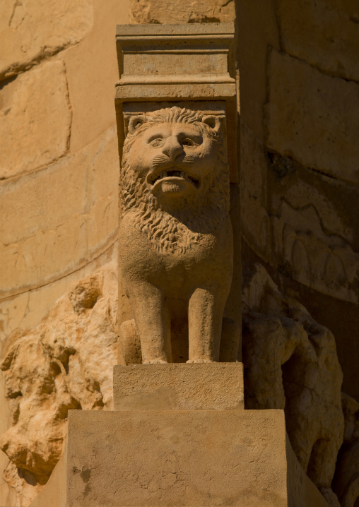 The mausoleum of bes, Tripolitania, Sabratha, Libya