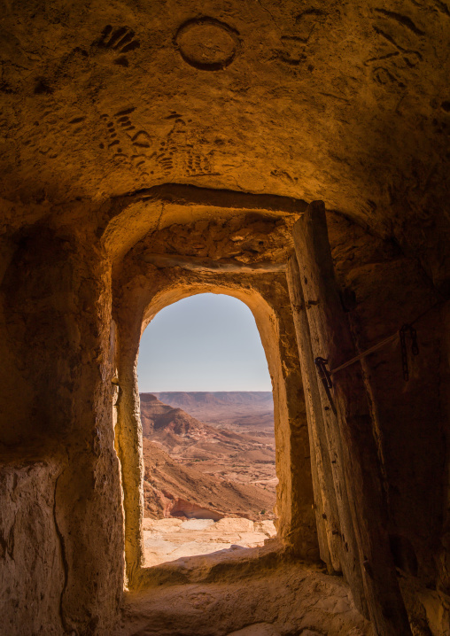 Old ksar with granaries, Tripolitania, Nalut, Libya