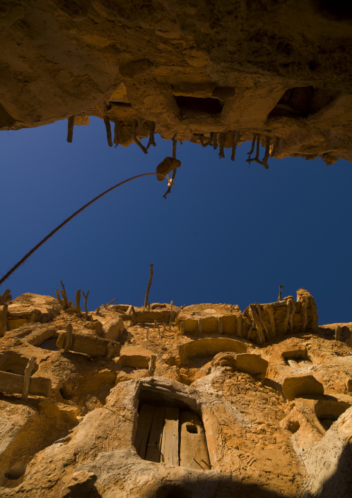 Granaries in the old ksar, Tripolitania, Nalut, Libya