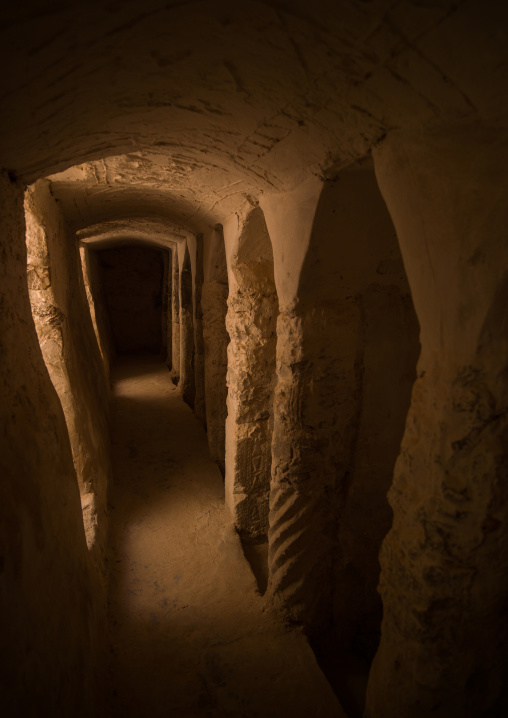 Roofed streets of the old town, Tripolitania, Ghadames, Libya