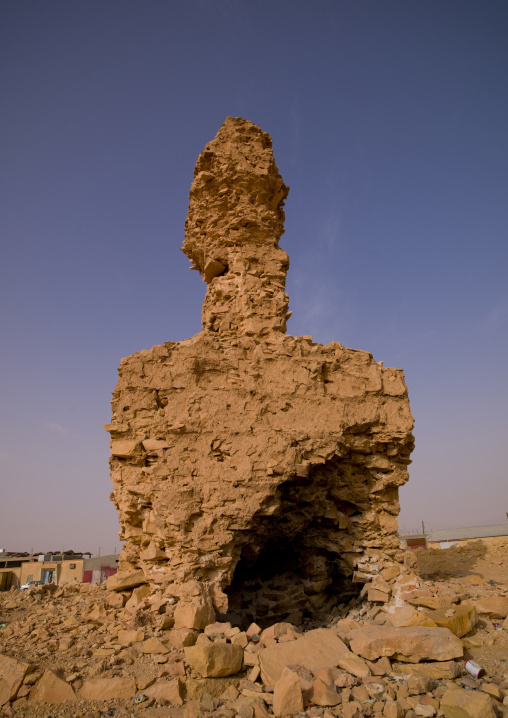 Ruis of an old grave, Tripolitania, Ghadames, Libya