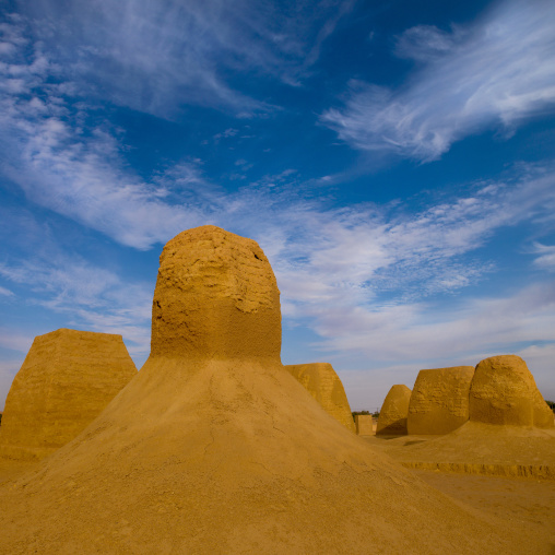 Garamantian burial tombs and pyramids, Fezzan, Germa, Libya