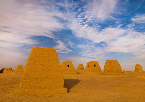 Garamantian burial tombs and pyramids, Fezzan, Germa, Libya