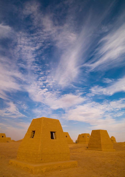 Garamantian burial tombs and pyramids, Fezzan, Germa, Libya