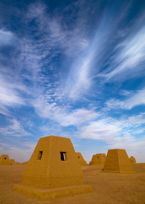 Garamantian burial tombs and pyramids, Fezzan, Germa, Libya