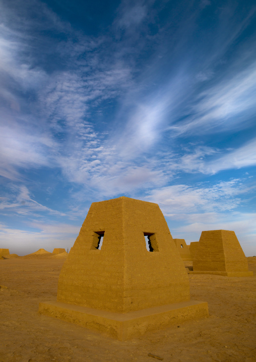 Garamantian burial tombs and pyramids, Fezzan, Germa, Libya