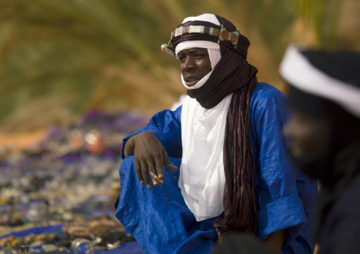 Portrait of a tuareg man, Fezzan, Umm al-Maa, Libya