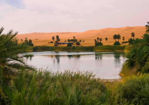 Ubari lakes, Fezzan, Umm al-Maa, Libya