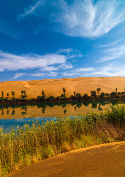 Ubari lakes, Fezzan, Umm al-Maa, Libya