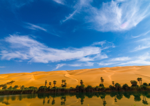 Ubari lakes, Fezzan, Umm al-Maa, Libya