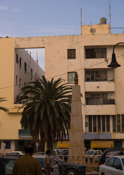 Italian colonial building, Cyrenaica, Benghazi, Libya