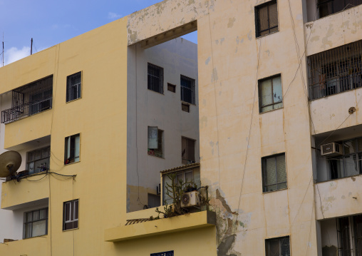 Italian colonial building, Cyrenaica, Benghazi, Libya