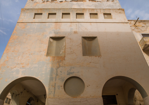 Italian colonial building, Cyrenaica, Benghazi, Libya