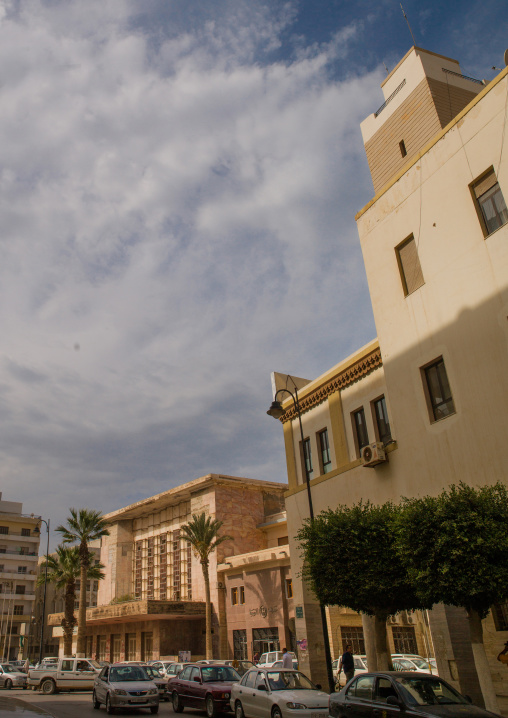 Italian colonial building, Cyrenaica, Benghazi, Libya