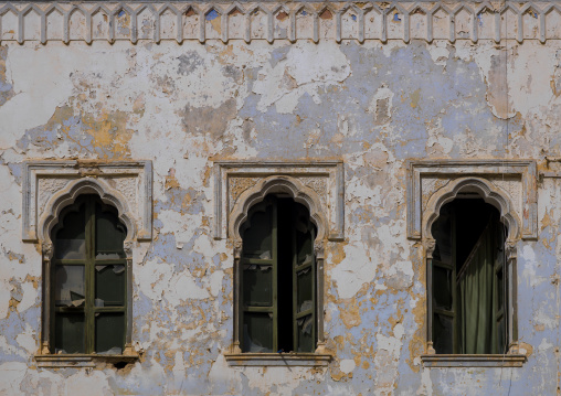 The old italian-built town hall in freedom square, Cyrenaica, Benghazi, Libya