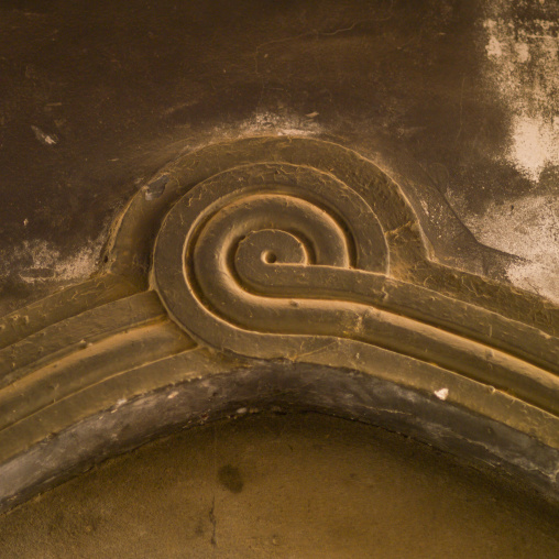 Detail of an italian colonial architecture, Cyrenaica, Benghazi, Libya