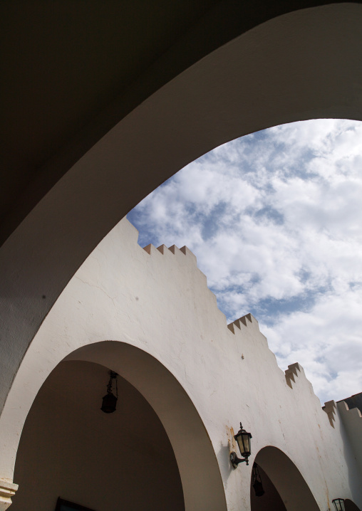 Crenels of an old house, Cyrenaica, Benghazi, Libya