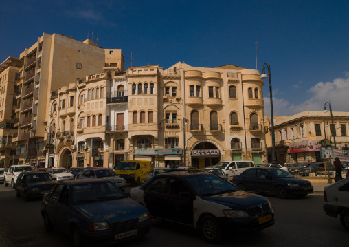 Italian colonial building, Cyrenaica, Benghazi, Libya