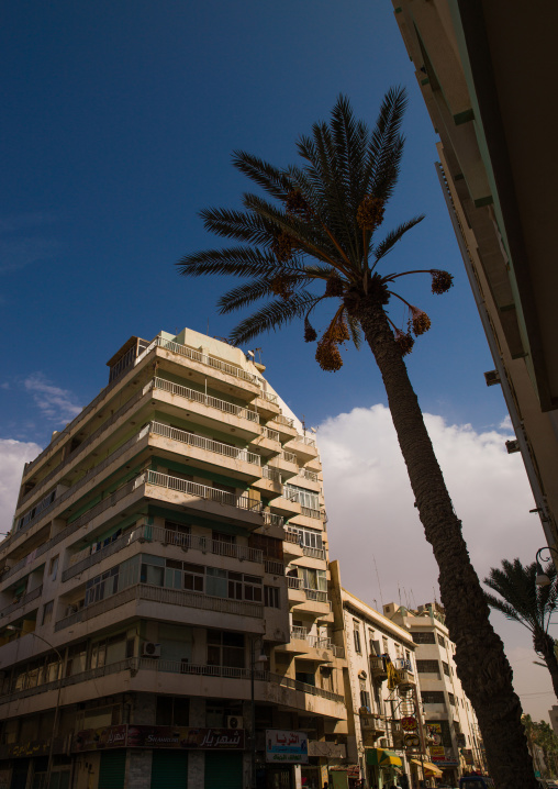 Italian colonial building, Cyrenaica, Benghazi, Libya