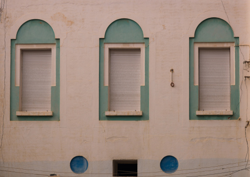 Italian colonial building, Cyrenaica, Benghazi, Libya