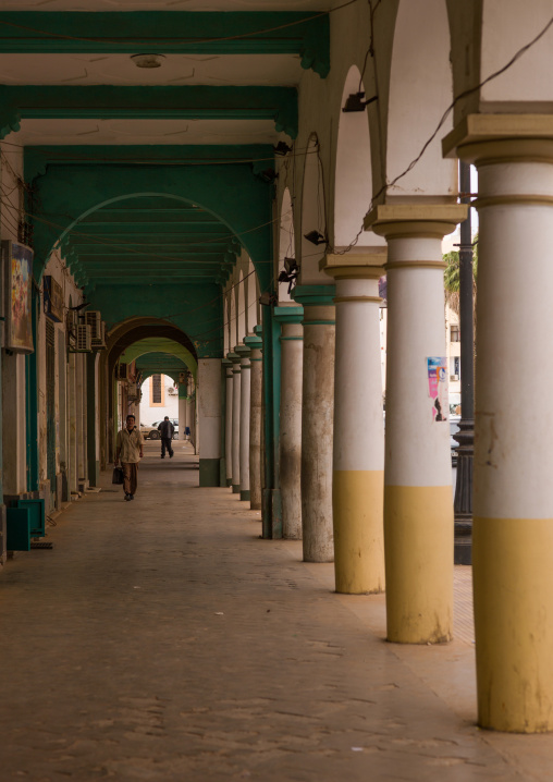 Italian colonial building, Cyrenaica, Benghazi, Libya