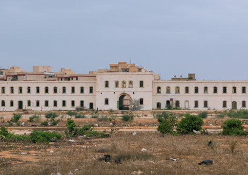 Italian colonial building, Cyrenaica, Benghazi, Libya