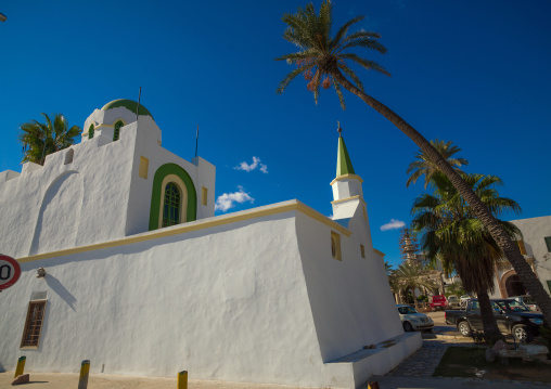 Tomb and masjed of sidi abdulwahab located in bab bhar area, Tripolitania, Tripoli, Libya