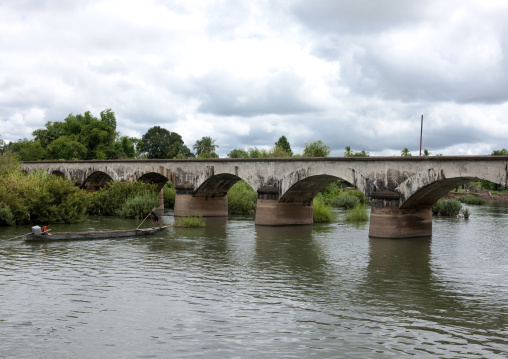 French bridge, Don khong island, Laos