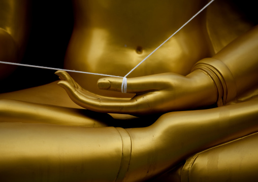 Buddha statue, Baci ceremony, Houei xay laos