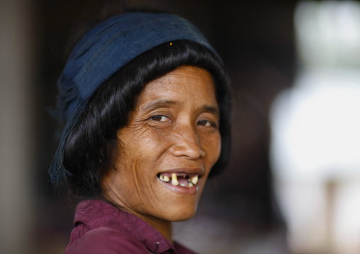 Khmu minority woman, Xieng khouang, Laos