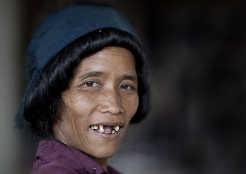 Khmu minority woman, Xieng khouang, Laos